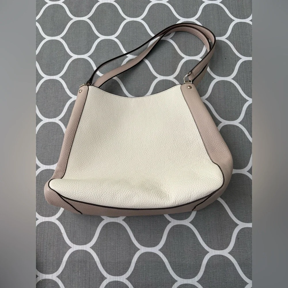 Kate Spade White and Tan Shoulder Bag - Picture 9 of 12